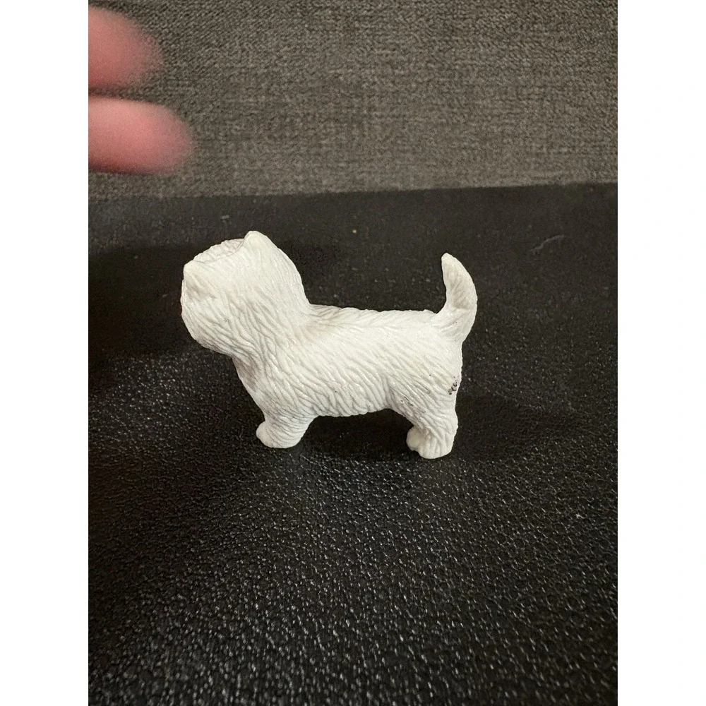Vintage Tall ‎ West Highland White Terrier Dog/puppy plastic Toy Figure